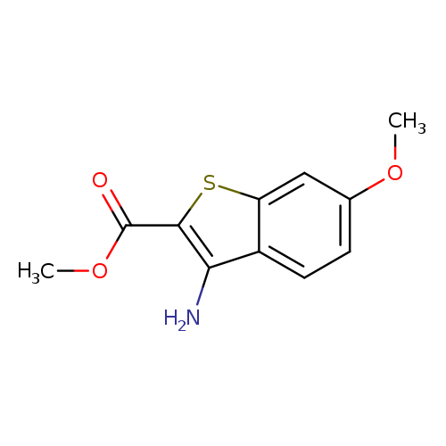Benzo[b]thiophene-2-carboxylic acid, 3-amino-6-methoxy-, methyl ester