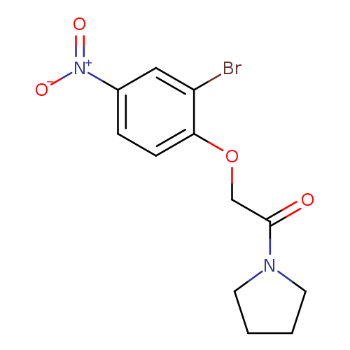 2-(2-Bromo-4-nitrophenoxy)-1-(pyrrolidin-1-yl)ethanone