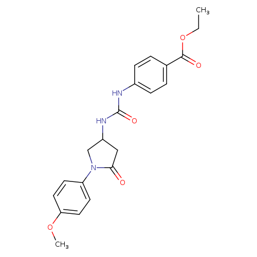 ethyl 4-({[1-(4-methoxyphenyl)-5-oxopyrrolidin-3-yl]carbamoyl}amino)benzoate