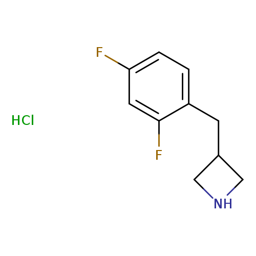 3-[(2,4-difluorophenyl)methyl]azetidine hydrochloride