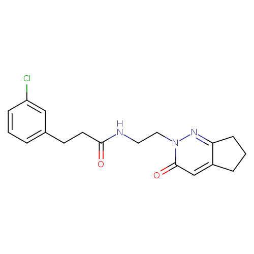 3-(3-chlorophenyl)-N-(2-{3-oxo-2H,3H,5H,6H,7H-cyclopenta[c]pyridazin-2-yl}ethyl)propanamide