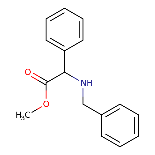Benzeneacetic acid, a-[(phenylmethyl)amino]-, methyl ester