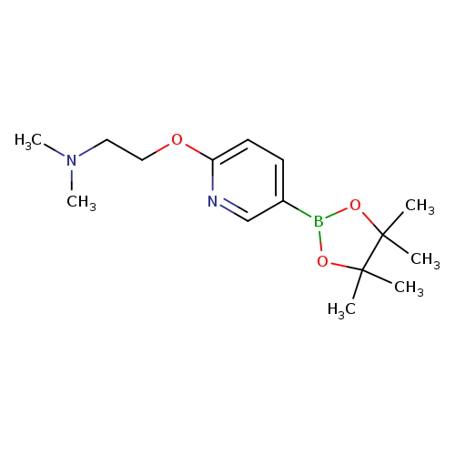 N,N-Dimethyl-2-((5-(4,4,5,5-tetramethyl-1,3,2-dioxaborolan-2-yl)pyridin-2-yl)oxy)ethanamine