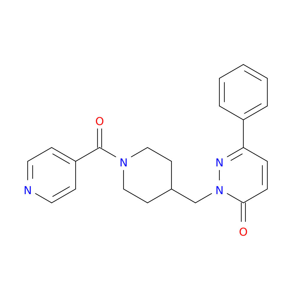 6-phenyl-2-{[1-(pyridine-4-carbonyl)piperidin-4-yl]methyl}-2,3-dihydropyridazin-3-one