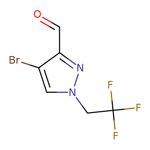 4-bromo-1-(2,2,2-trifluoroethyl)-1H-pyrazole-3-carbaldehyde