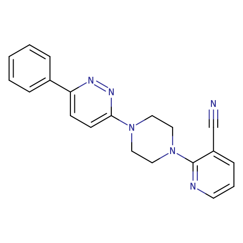 2-[4-(6-phenylpyridazin-3-yl)piperazin-1-yl]pyridine-3-carbonitrile