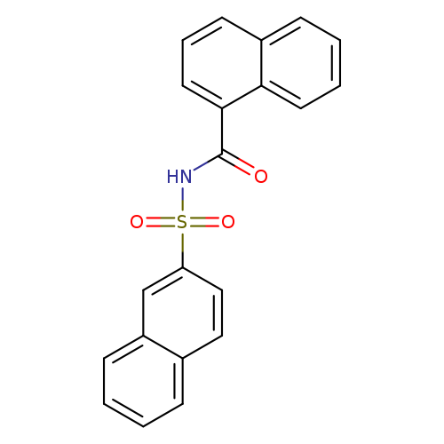 N-(naphthalene-2-sulfonyl)naphthalene-1-carboxamide