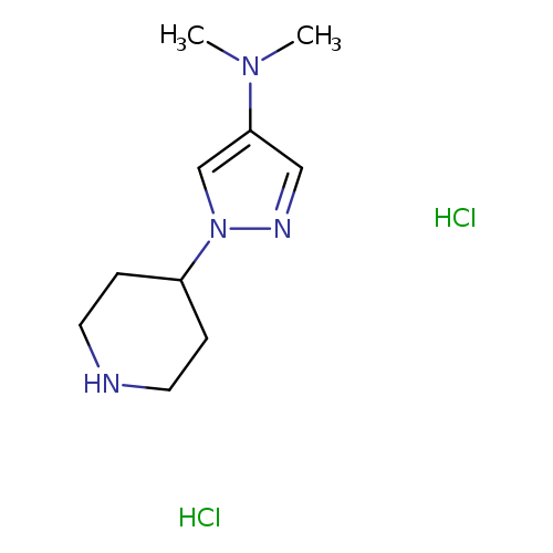 N,N-dimethyl-1-(piperidin-4-yl)-1H-pyrazol-4-amine dihydrochloride