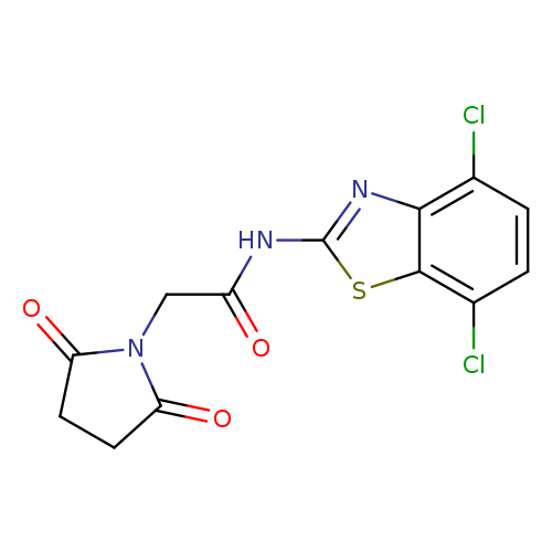 N-(4,7-dichloro-1,3-benzothiazol-2-yl)-2-(2,5-dioxopyrrolidin-1-yl)acetamide