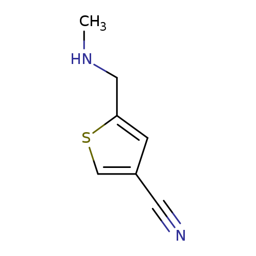 5-[(methylamino)methyl]thiophene-3-carbonitrile