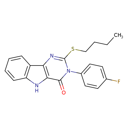 2-(butylsulfanyl)-3-(4-fluorophenyl)-3H,4H,5H-pyrimido[5,4-b]indol-4-one