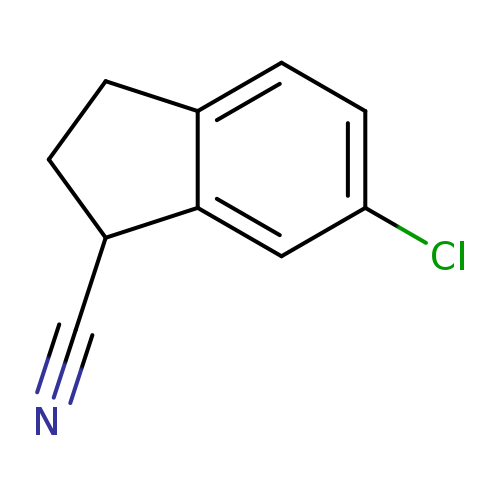 6-Chloro-2,3-dihydro-1H-indene-1-carbonitrile