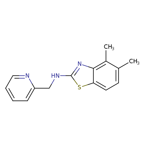 4,5-Dimethyl-N-(pyridin-2-ylmethyl)-1,3-benzothiazol-2-amine