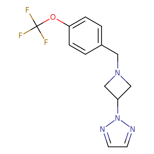2-(1-{[4-(trifluoromethoxy)phenyl]methyl}azetidin-3-yl)-2H-1,2,3-triazole