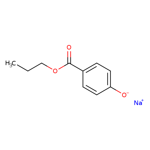 Benzoic acid, 4-hydroxy-, propyl ester, sodium salt