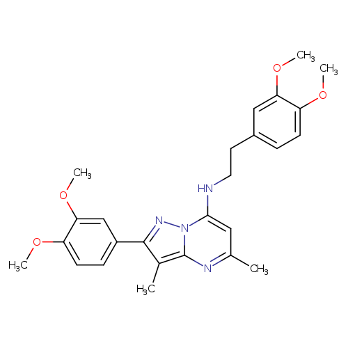 2-(3,4-dimethoxyphenyl)-N-[2-(3,4-dimethoxyphenyl)ethyl]-3,5-dimethylpyrazolo[1,5-a]pyrimidin-7-amine