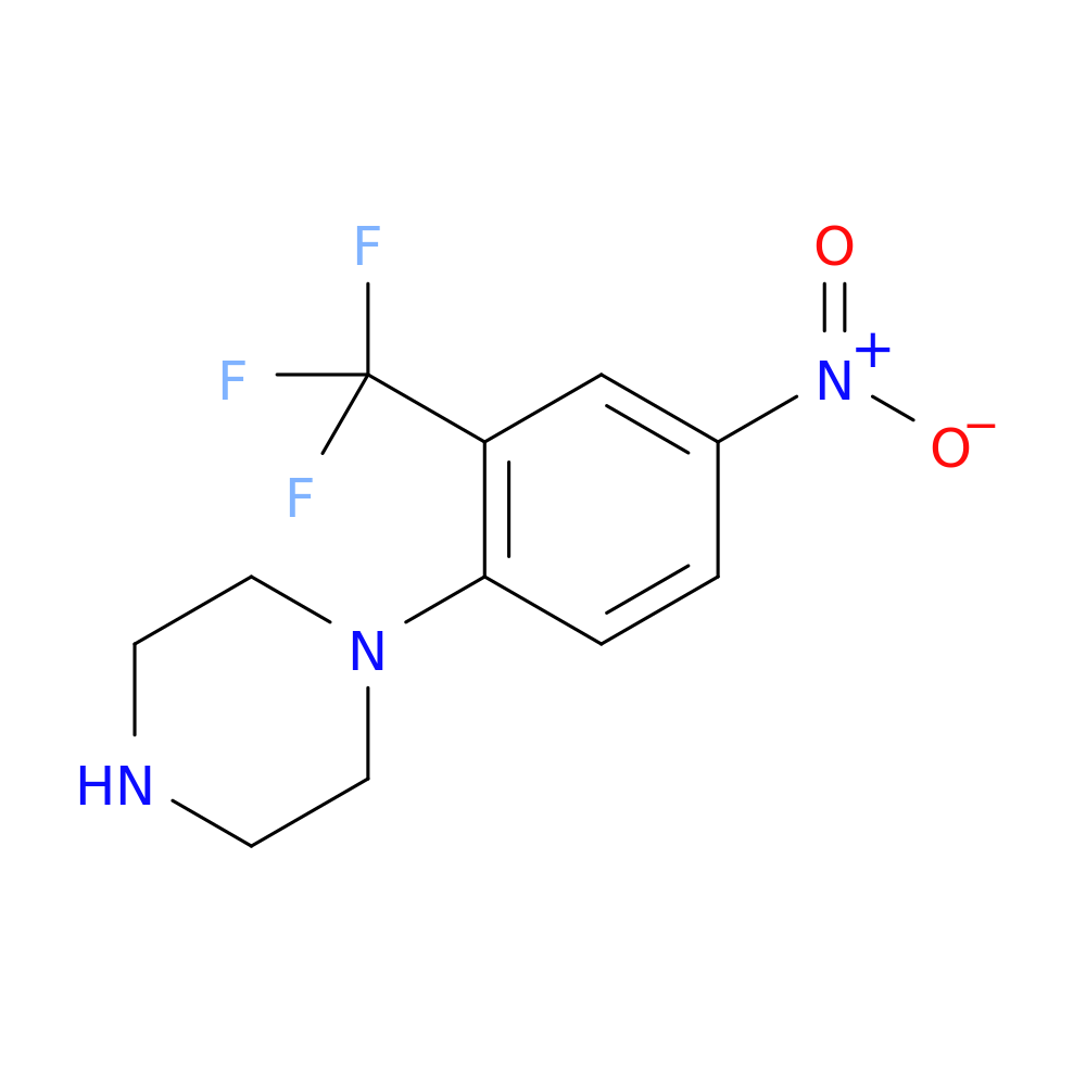 1-(4-Nitro-2-(trifluoromethyl)phenyl)piperazine