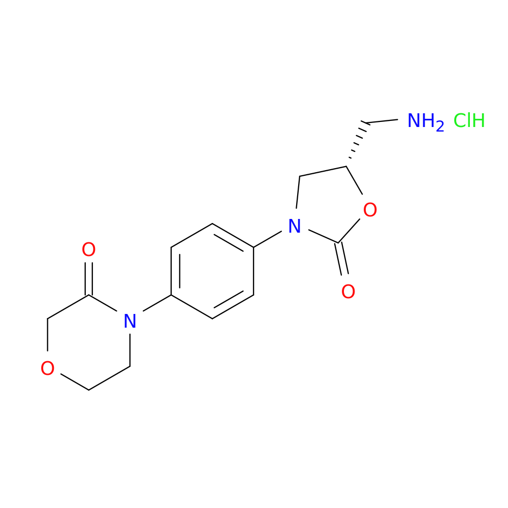 (S)-4-(4-(5-(Aminomethyl)-2-oxooxazolidin-3-yl)phenyl)morpholin-3-one hydrochloride