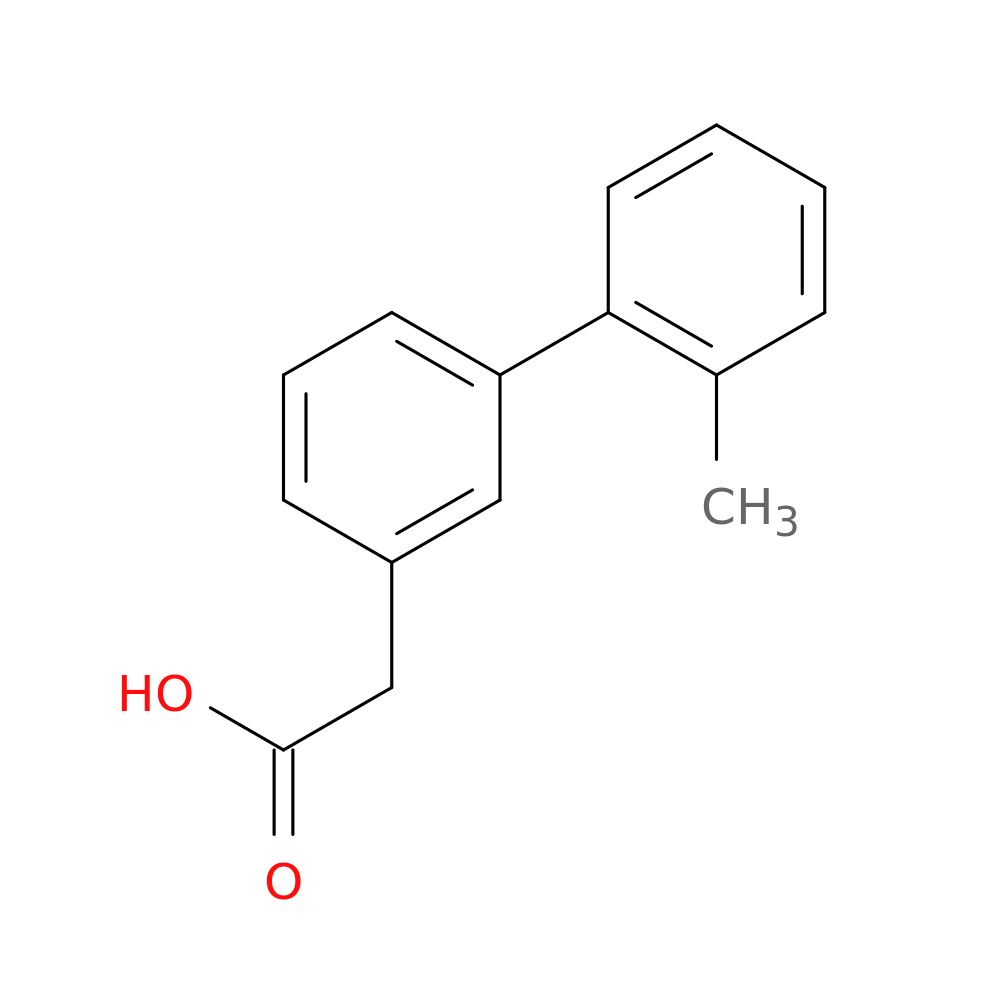 [3-(2-Methylphenyl)phenyl]acetic acid