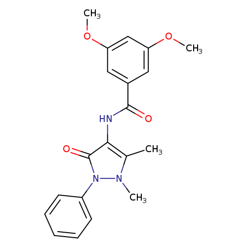 N-(1,5-dimethyl-3-oxo-2-phenyl-2,3-dihydro-1H-pyrazol-4-yl)-3,5-dimethoxybenzamide