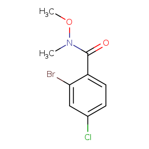 Benzamide, 2-bromo-4-chloro-N-methoxy-N-methyl-