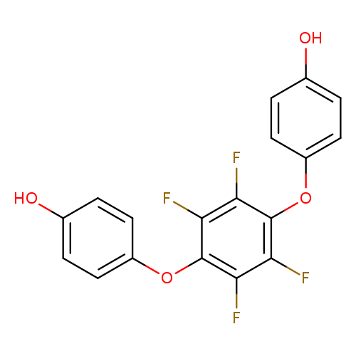 4-[2,3,5,6-tetrafluoro-4-(4-hydroxyphenoxy)phenoxy]phenol