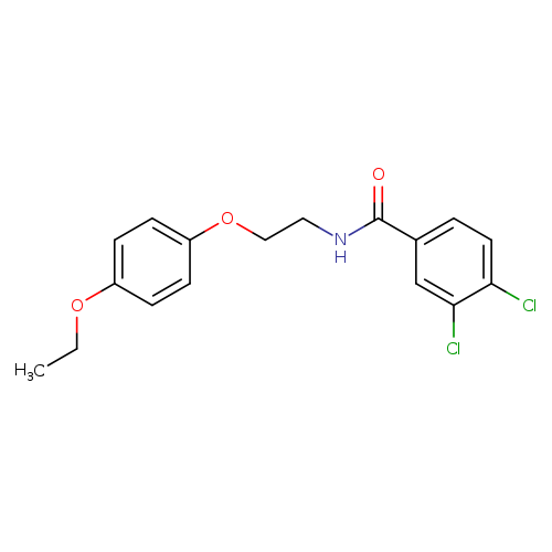 3,4-dichloro-N-[2-(4-ethoxyphenoxy)ethyl]benzamide