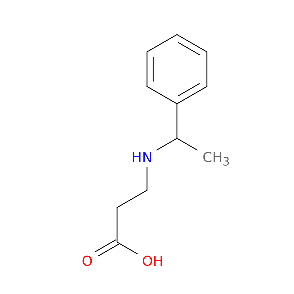 3-[(1-Phenylethyl)amino]propanoic acid