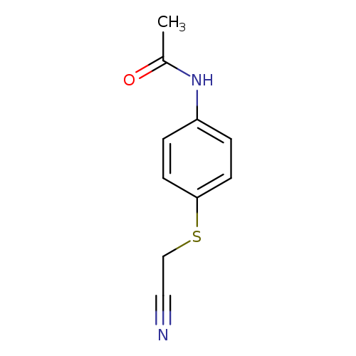 N-{4-[(cyanomethyl)sulfanyl]phenyl}acetamide