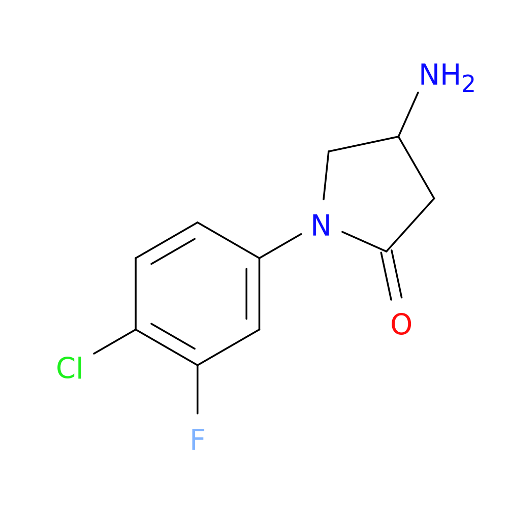 4-AMINO-1-(4-CHLORO-3-FLUOROPHENYL)PYRROLIDIN-2-ONE