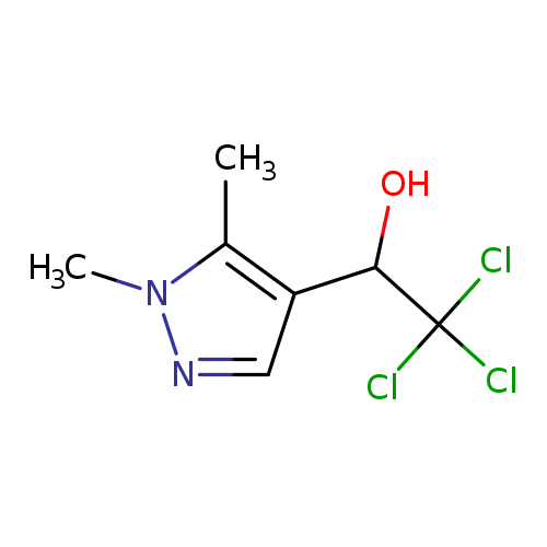 2,2,2-Trichloro-1-(1,5-dimethyl-1h-pyrazol-4-yl)ethanol