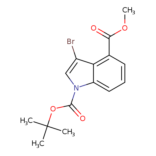 Methyl1-Boc-3-bromoindole-4-carboxylate