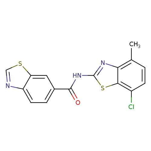 N-(7-chloro-4-methyl-1,3-benzothiazol-2-yl)-1,3-benzothiazole-6-carboxamide