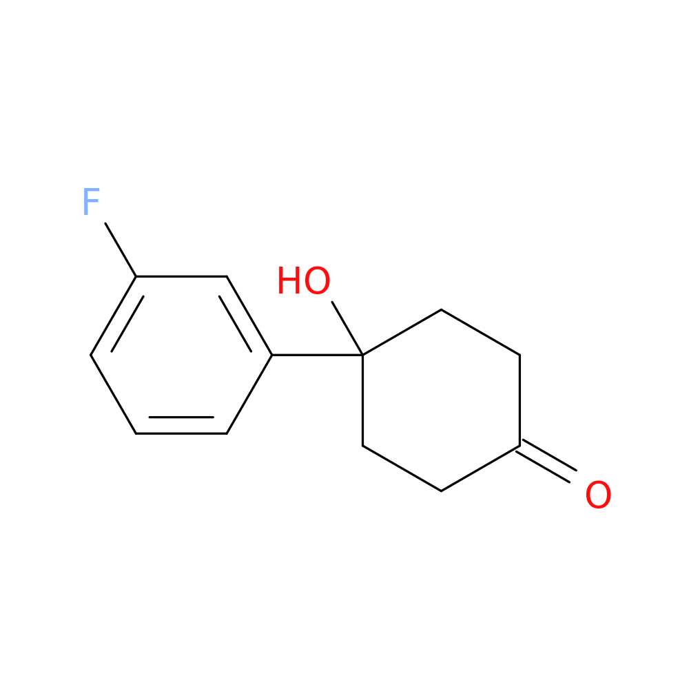 4-(3-fluorophenyl)-4-hydroxycyclohexan-1-one