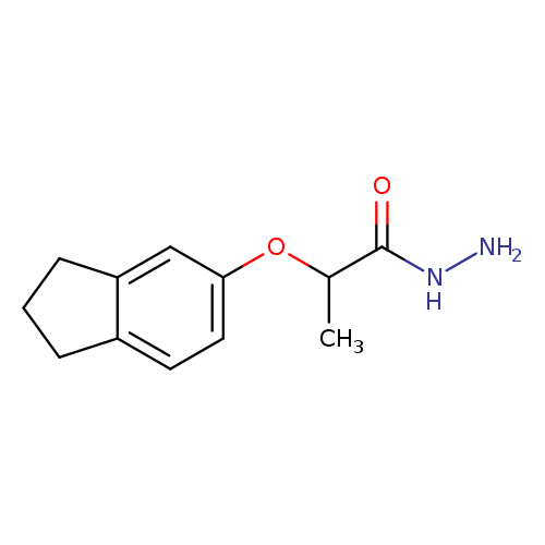 2-(2,3-Dihydro-1h-inden-5-yloxy)propanohydrazide