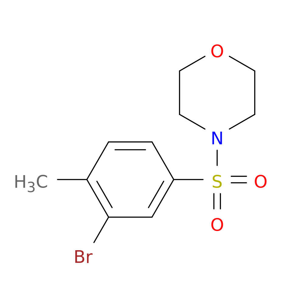 1-(3-Bromo-4-methylphenylsulfonyl)morpholine