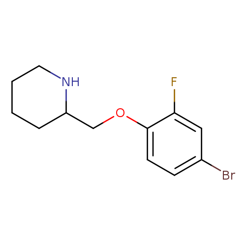 2-(4-Bromo-2-fluoro-phenoxymethyl)-piperidine
