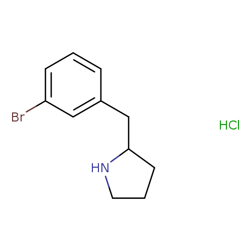 2-[(3-bromophenyl)methyl]pyrrolidine hydrochloride
