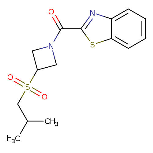 2-[3-(2-methylpropanesulfonyl)azetidine-1-carbonyl]-1,3-benzothiazole