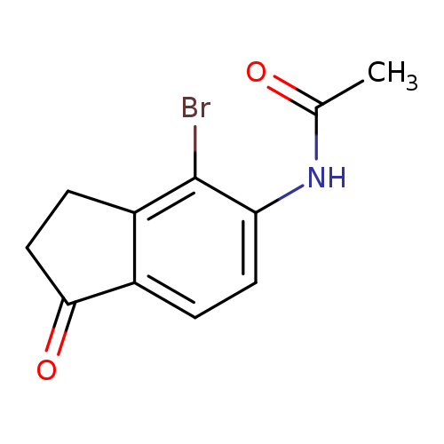 4-BROMO-5-ACETAMIDOINDANONE