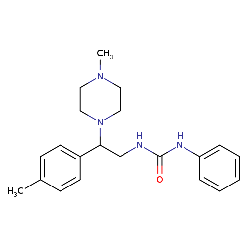 3-[2-(4-methylphenyl)-2-(4-methylpiperazin-1-yl)ethyl]-1-phenylurea