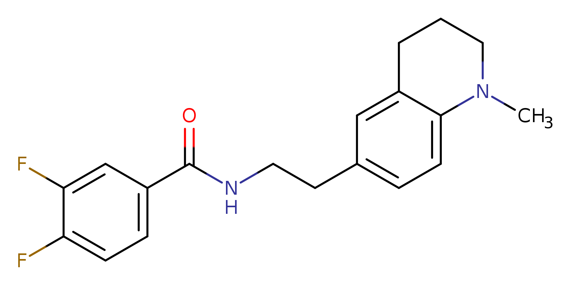 3,4-difluoro-N-[2-(1-methyl-1,2,3,4-tetrahydroquinolin-6-yl)ethyl]benzamide
