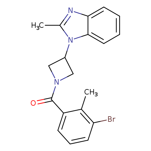 1-[1-(3-bromo-2-methylbenzoyl)azetidin-3-yl]-2-methyl-1H-1,3-benzodiazole