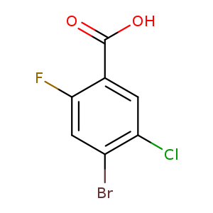 4-Bromo-5-chloro-2-fluorobenzoic acid