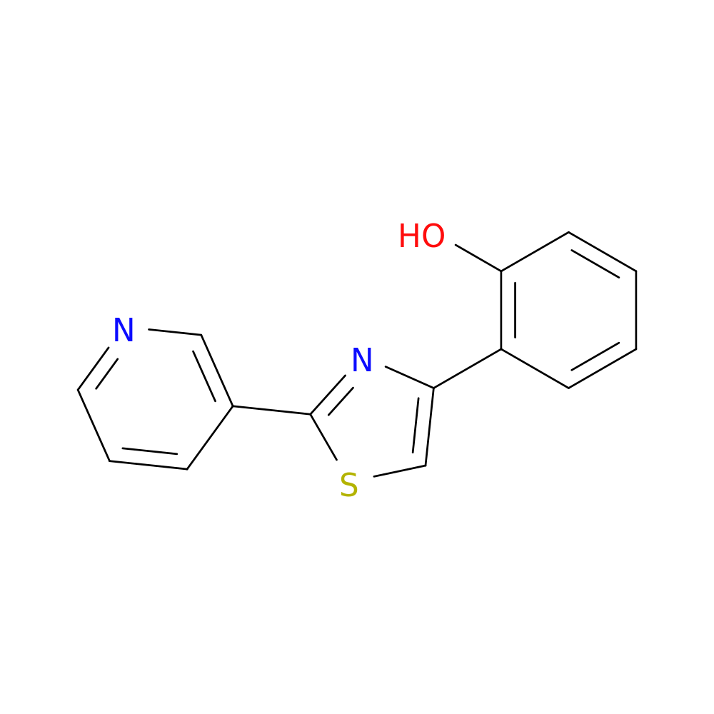 Phenol, 2-[2-(3-pyridinyl)-4-thiazolyl]-
