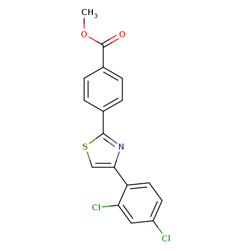 methyl 4-[4-(2,4-dichlorophenyl)-1,3-thiazol-2-yl]benzoate