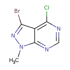 3-bromo-4-chloro-1-methyl-1H-pyrazolo[3,4-d]pyrimidine