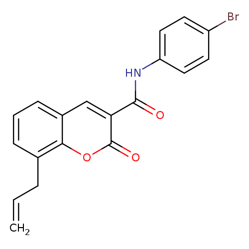 N-(4-bromophenyl)-2-oxo-8-(prop-2-en-1-yl)-2H-chromene-3-carboxamide