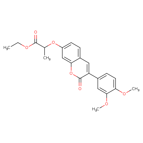 ethyl 2-{[3-(3,4-dimethoxyphenyl)-2-oxo-2H-chromen-7-yl]oxy}propanoate