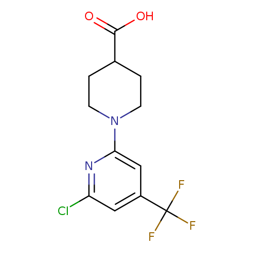1-(6-Chloro-4-(trifluoromethyl)pyridin-2-yl)piperidine-4-carboxylic acid